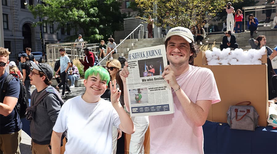 Students on campus