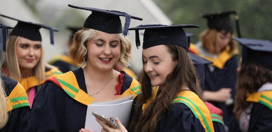 Students on campus