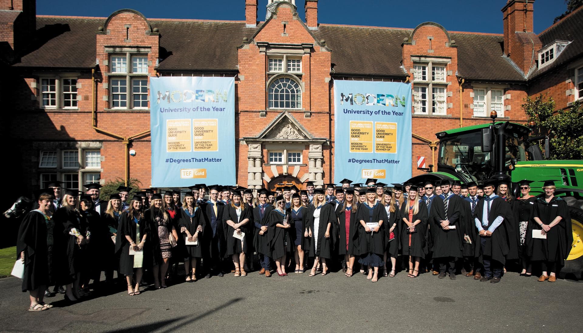Graduates at university