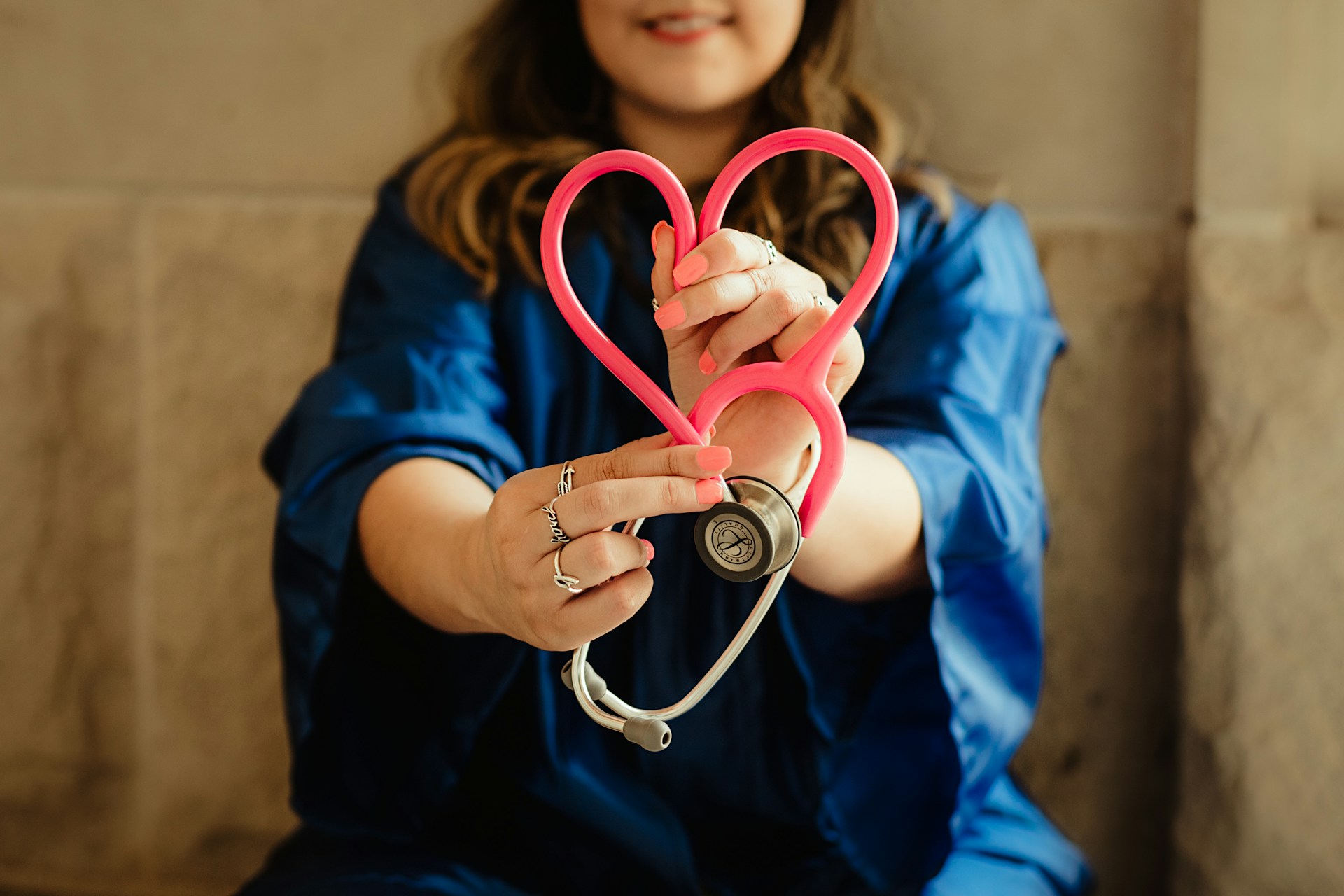 Nurse with Stethoscope