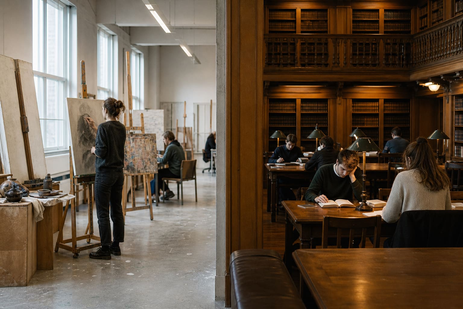 Studio and library — the two specialist settings on this list